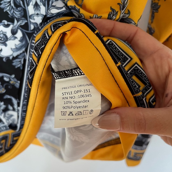 Prestige Original Colorful print Men’s long sleeve shirt size M - Picture 8 of 10